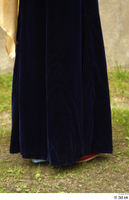  Photos Woman in Historical Dress 23 Blue dress Medieval clothing lower body 0009.jpg